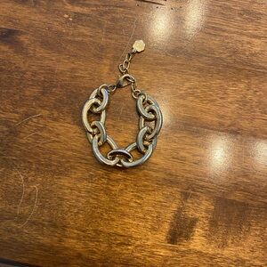 Intricate Gold and Silver Vintage Bracelet